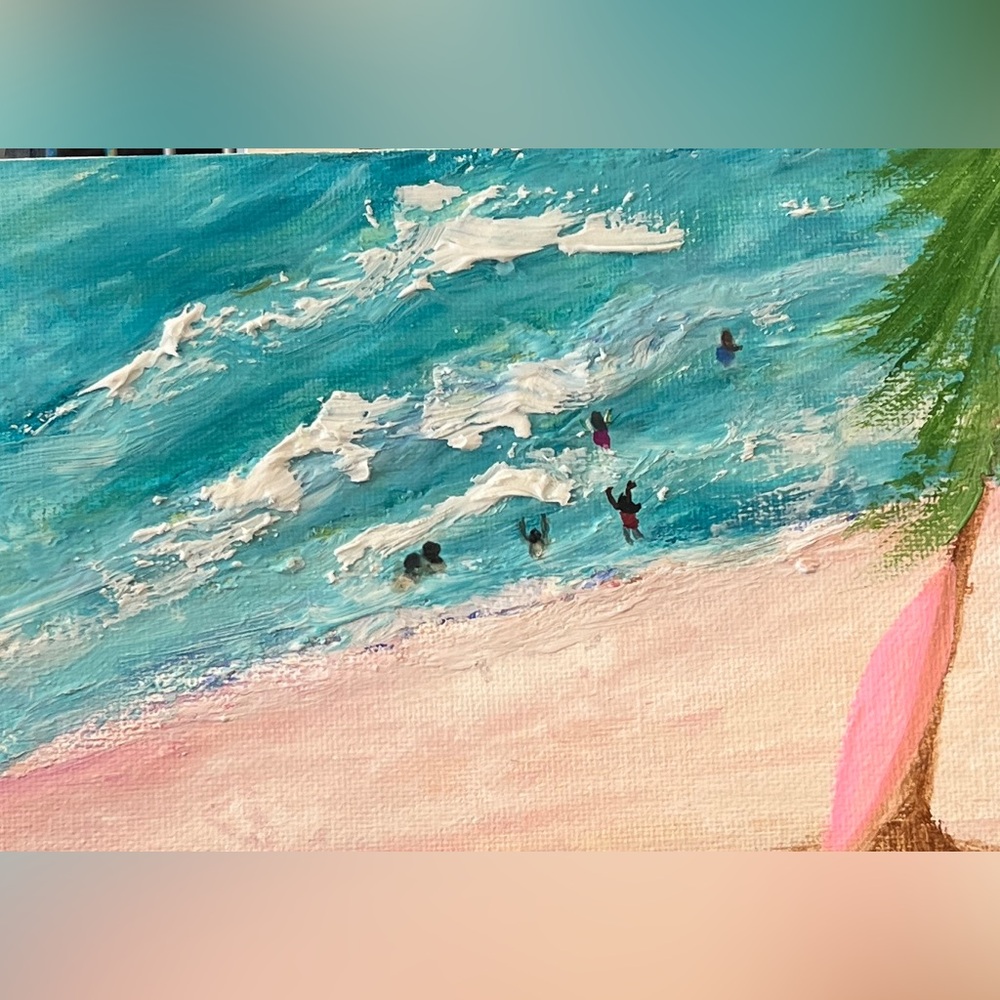 Surf’s up three dimensional beach art summer wall decor